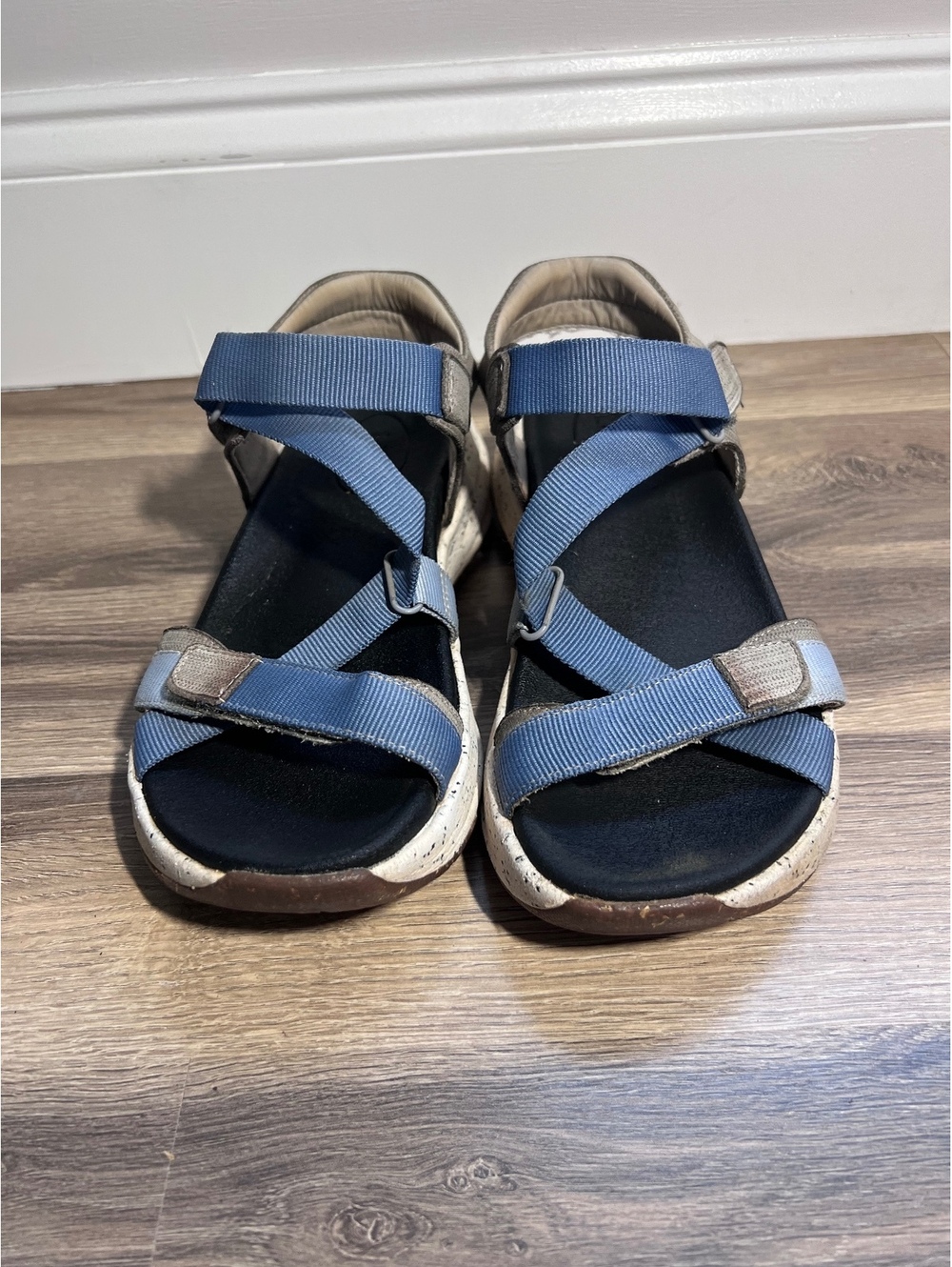 Taos blue and gray sport sandals women's size 7 - Picture 6 of 6